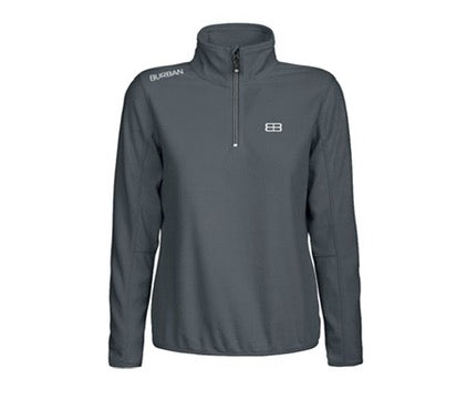 SWEAT MICRO POLAIRE DEMI ZIP FEMME